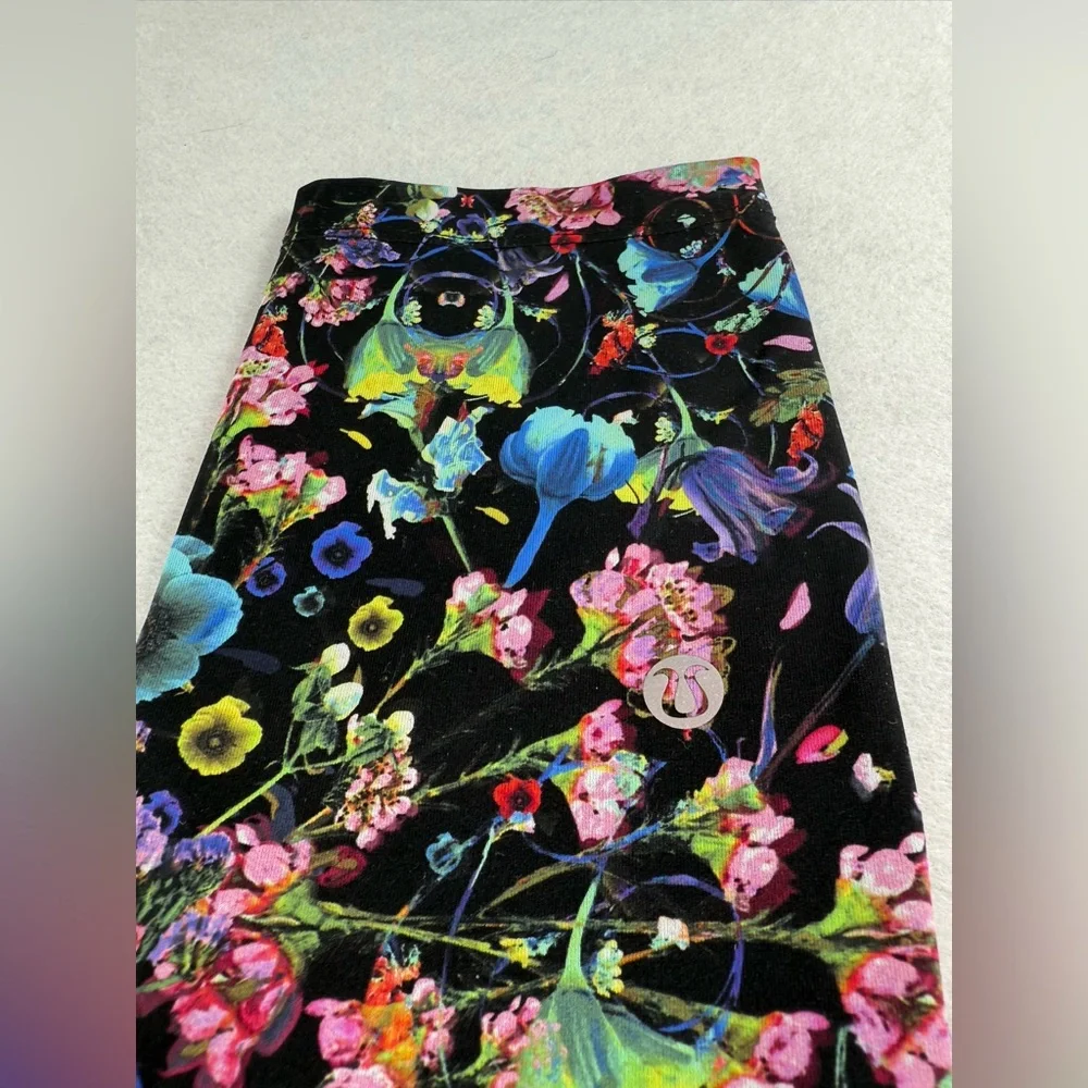 Lululemon Swift Speed High-Rise Tight 21” Flowerscope Black Multi Size‎ 2